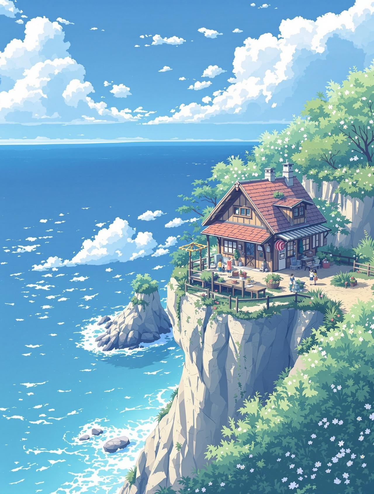 红果短剧 海边的杂货店 - 海风治愈诗集，自然风光治愈短剧推荐