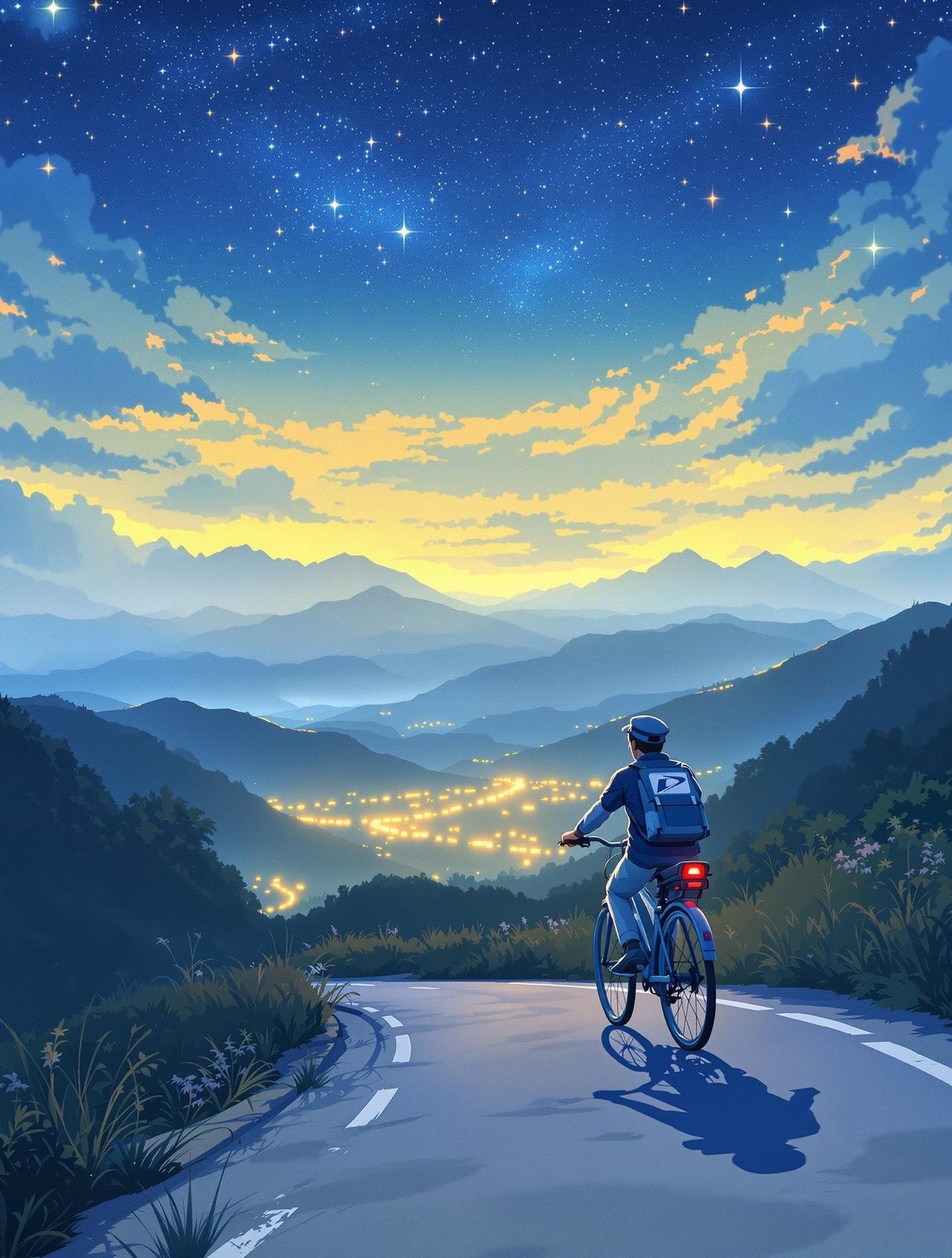红果短剧 星空下的邮递员 - 山野童话之旅，自然风光治愈短剧推荐