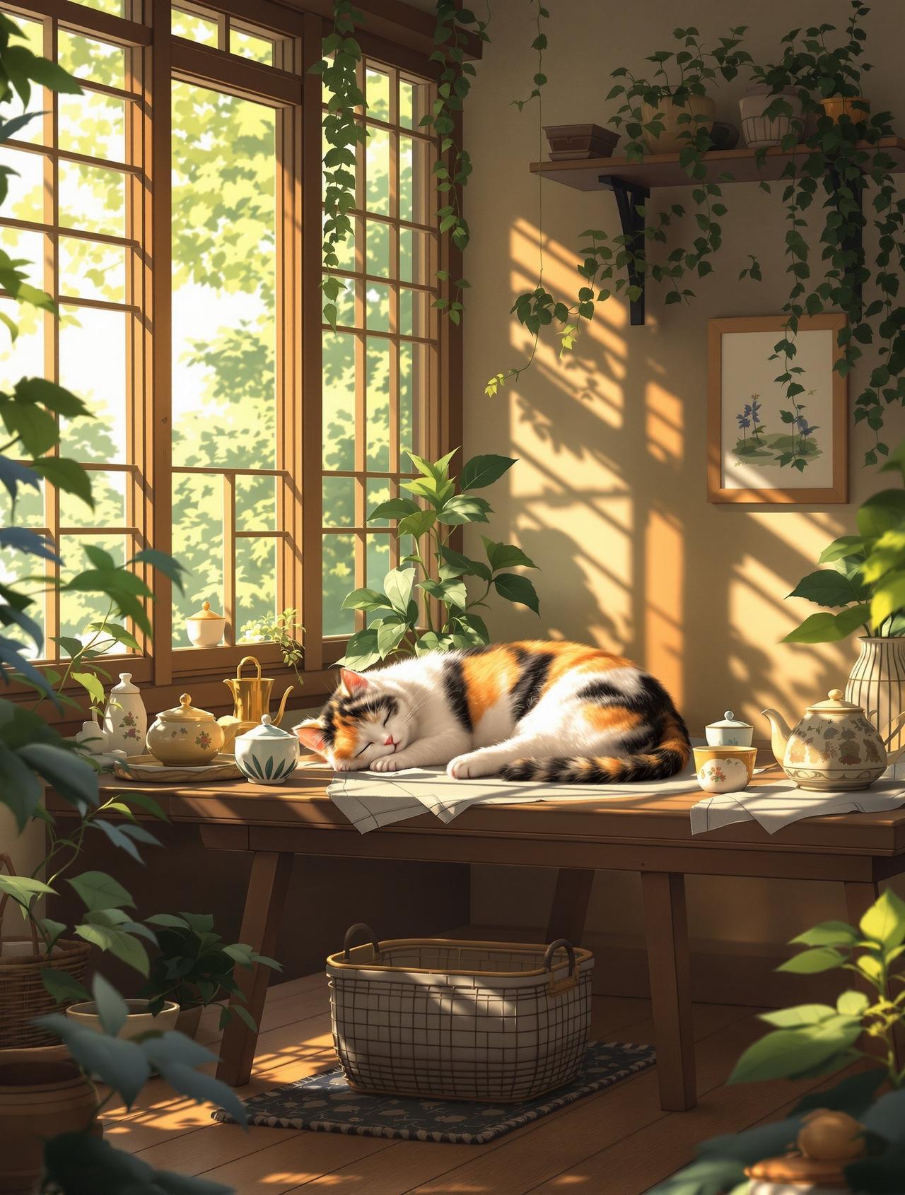 红果短剧 猫与茶屋 - 慢生活物语，温情日常治愈短剧推荐